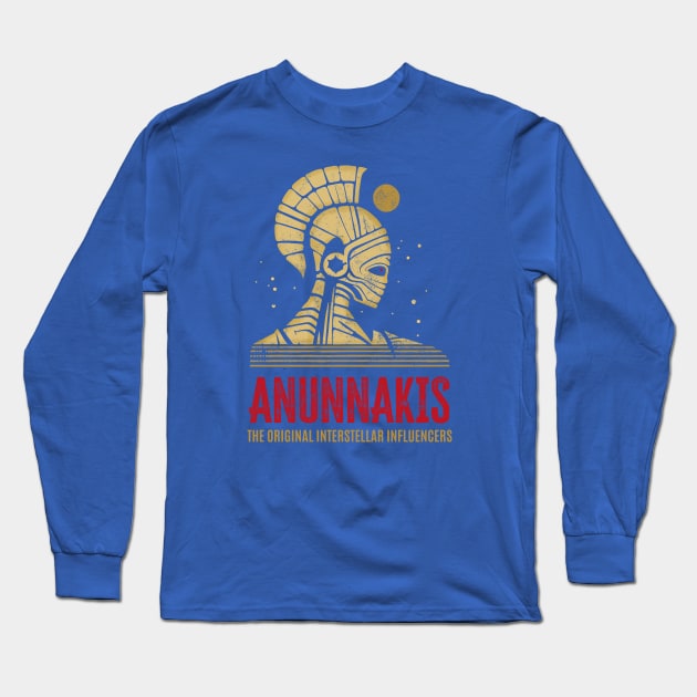 Anunnaki II Long Sleeve T-Shirt by WickedAngel